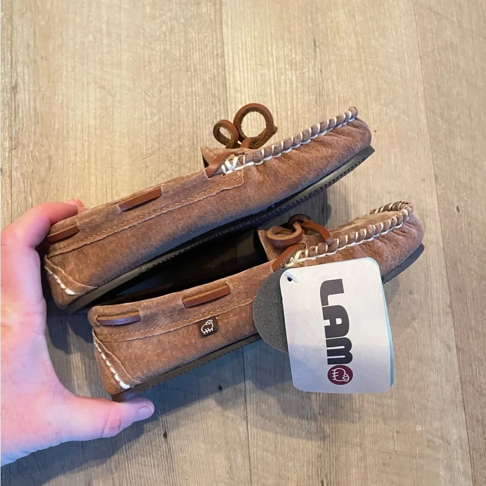 LAM The Kid’s Moc Faux Fur Slippers